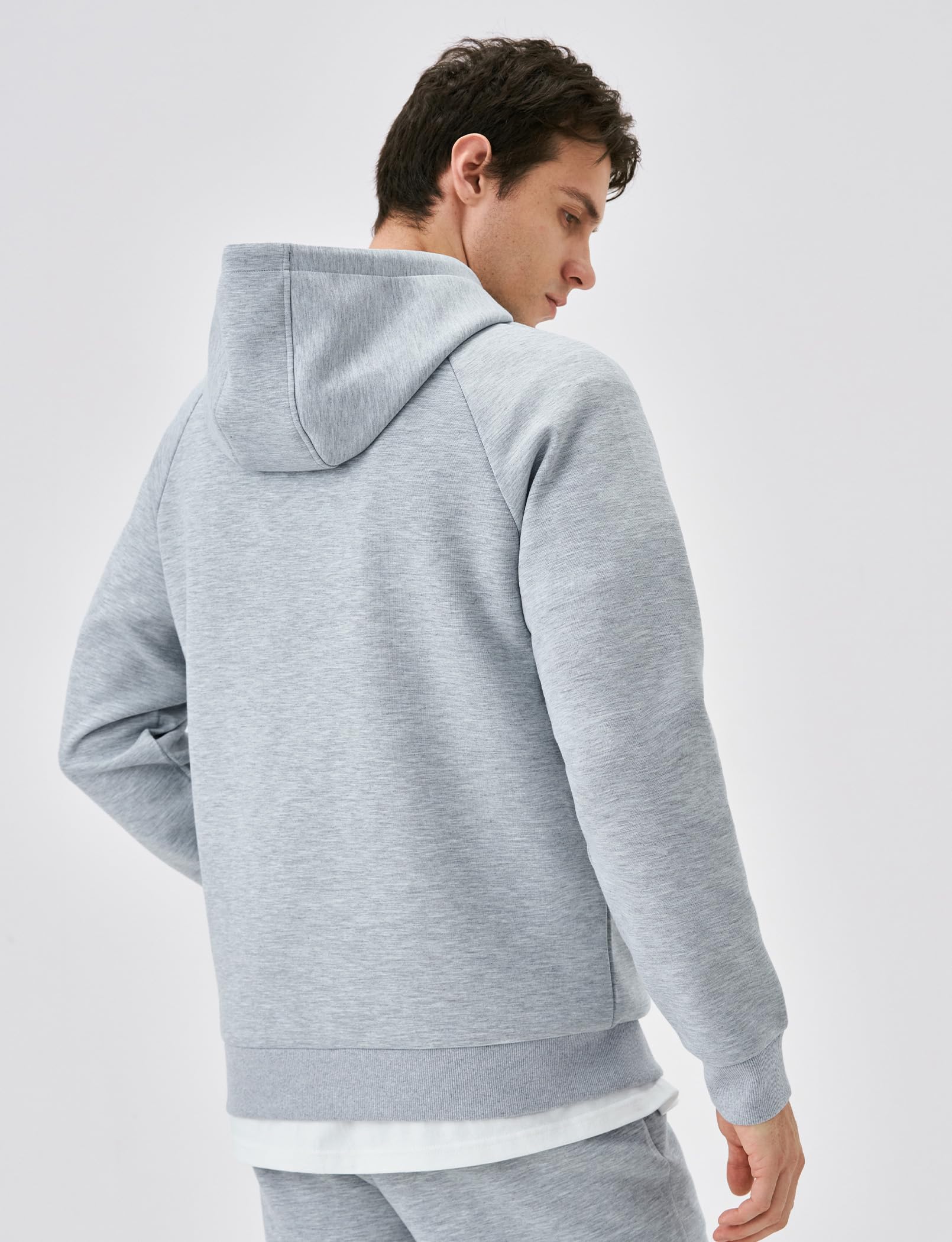 K-Swiss Heritage Men's Hoodies - Pullover Long Sleeve Sweatshirt Casual Club Hooded for Gym Workout - Image 4