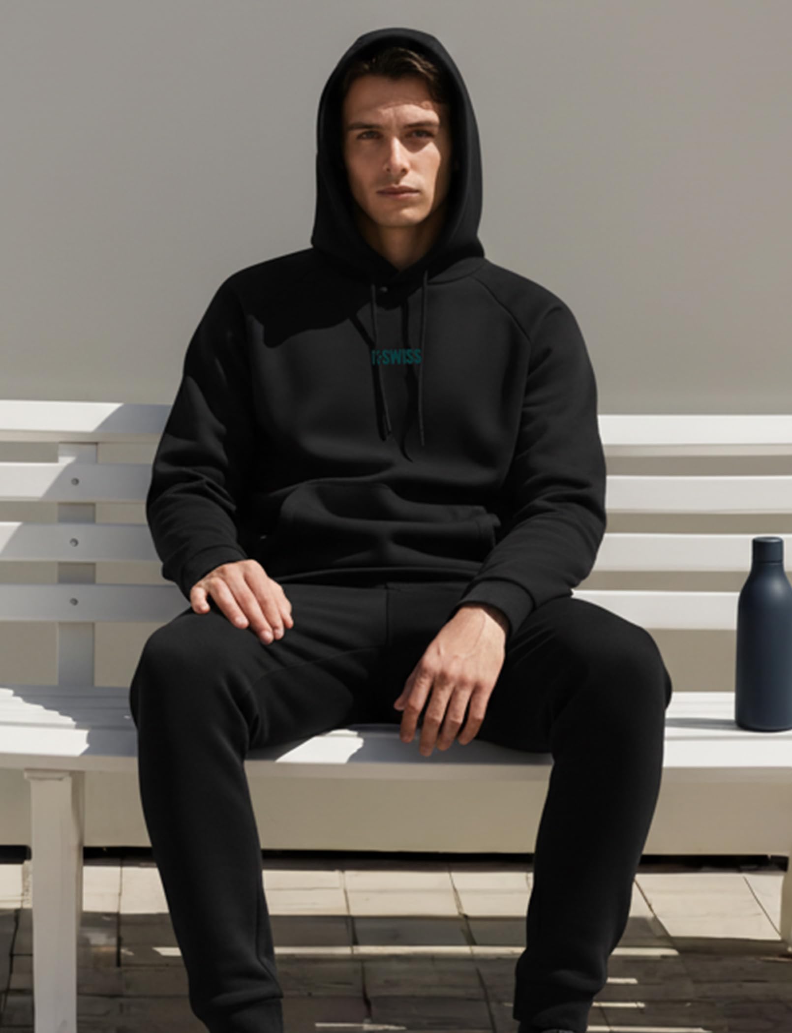 K-Swiss Heritage Men's Hoodies - Pullover Long Sleeve Sweatshirt Casual Club Hooded for Gym Workout - Image 3