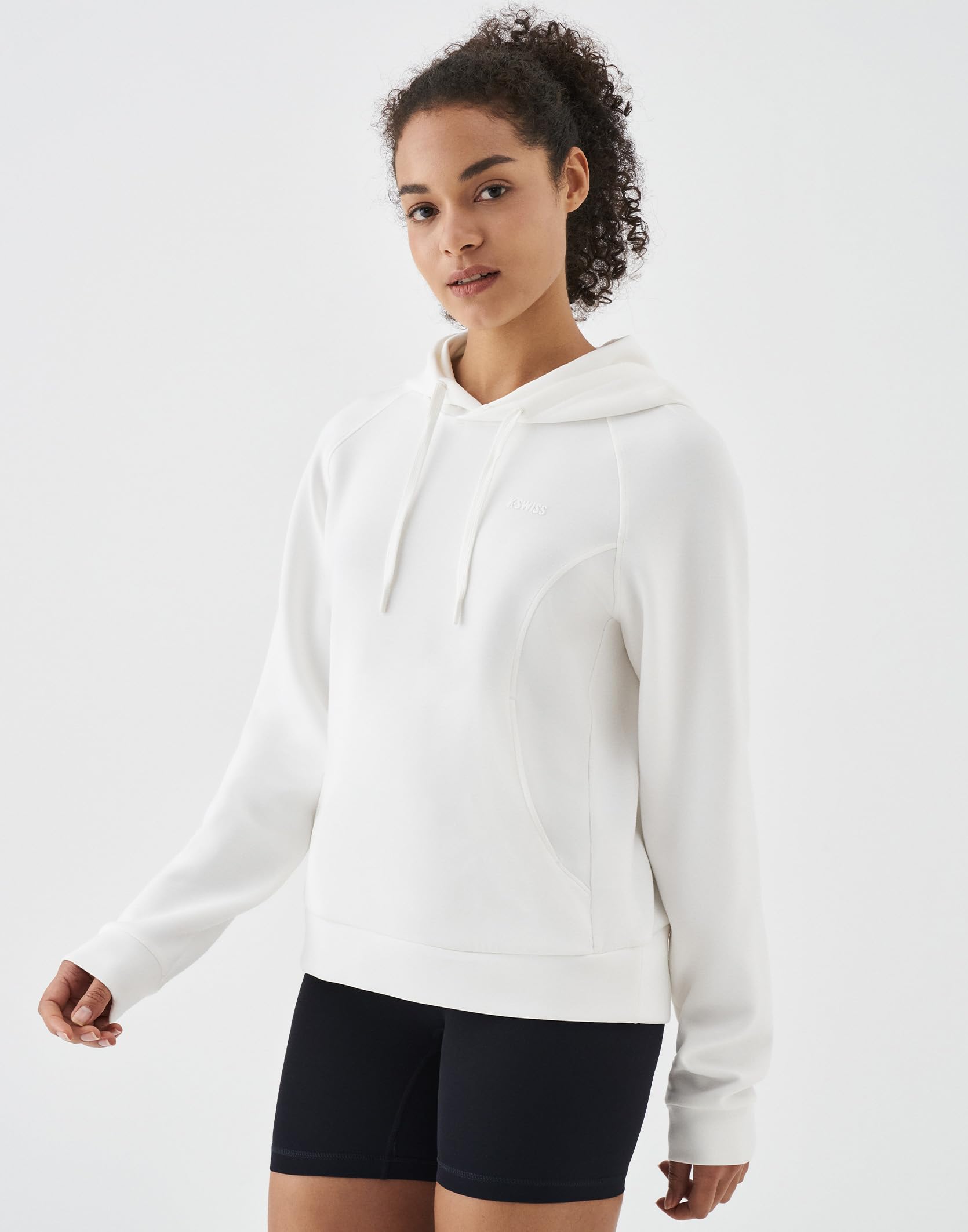 K-Swiss Hoodies for Women - Long Sleeve Pullover Hooded Sweatshirt with Pocket Casual Athletic Workout Top - Image 2