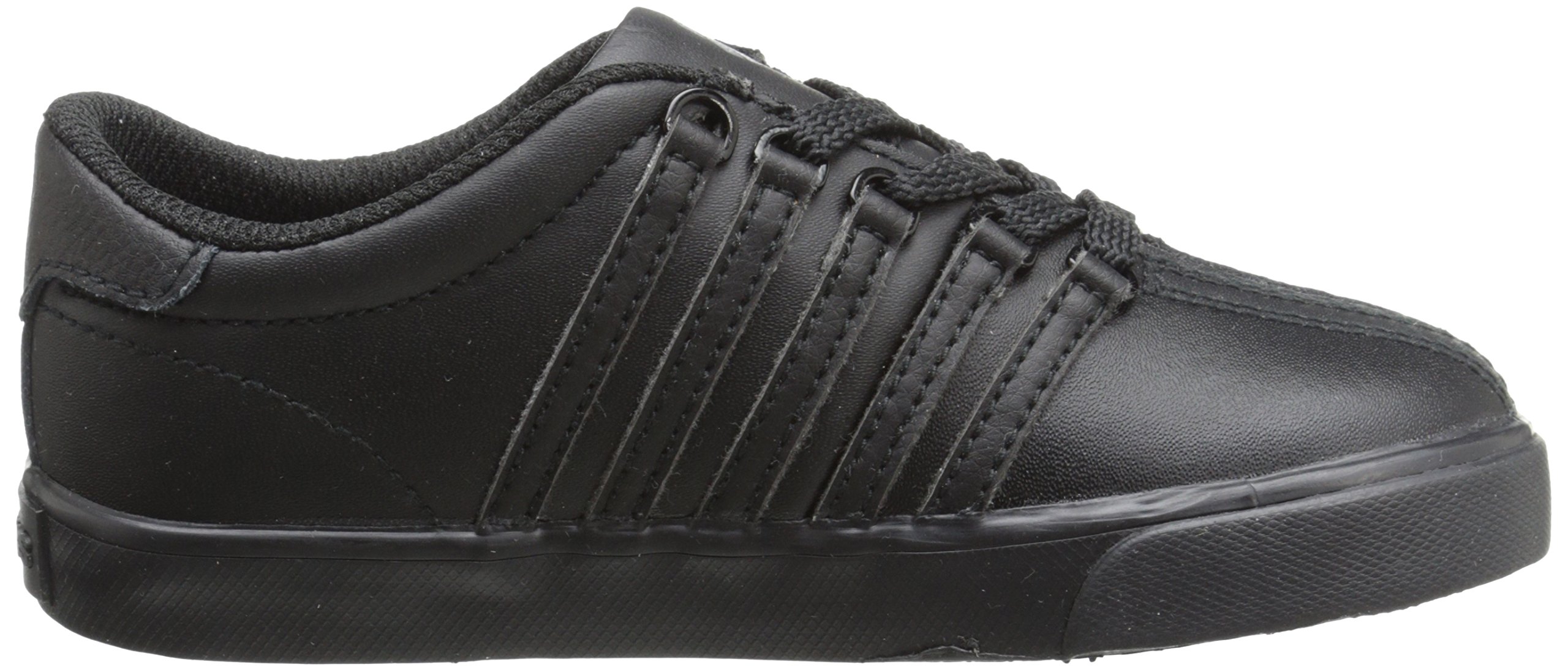 K-Swiss Kid's Classic VN Sneaker, Black/Black, 3 M Toddler - Image 6