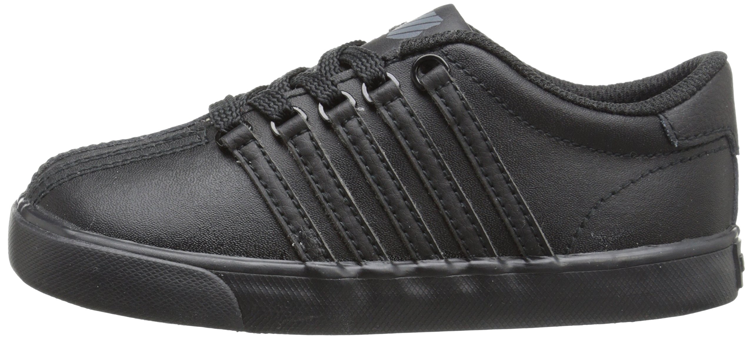 K-Swiss Kid's Classic VN Sneaker, Black/Black, 3 M Toddler - Image 8