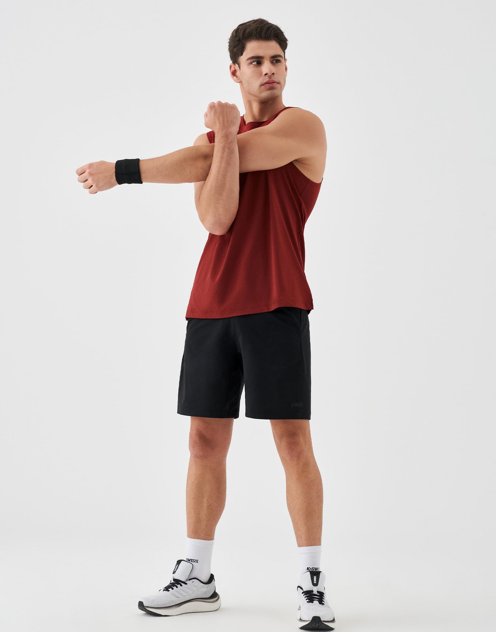 K-Swiss Men's Athletic Running Shorts - Lightweight Breathable Workout Shorts Sports Gym Basketball 7" - Image 6