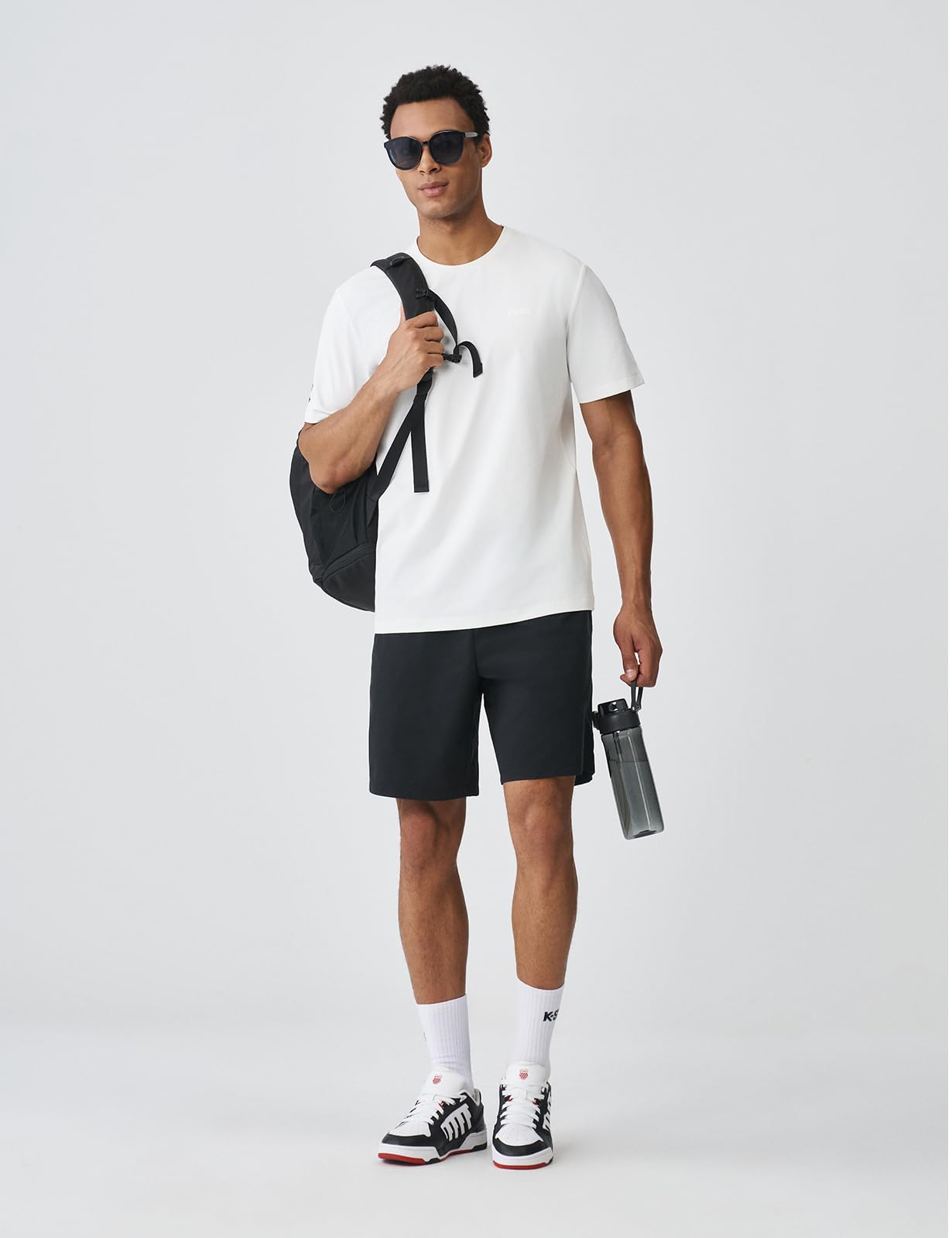 K-Swiss Men's Athletic Workout Shorts with Pockets - Lightweight Breathable Tennis Running Gym Training Shorts - Image 3