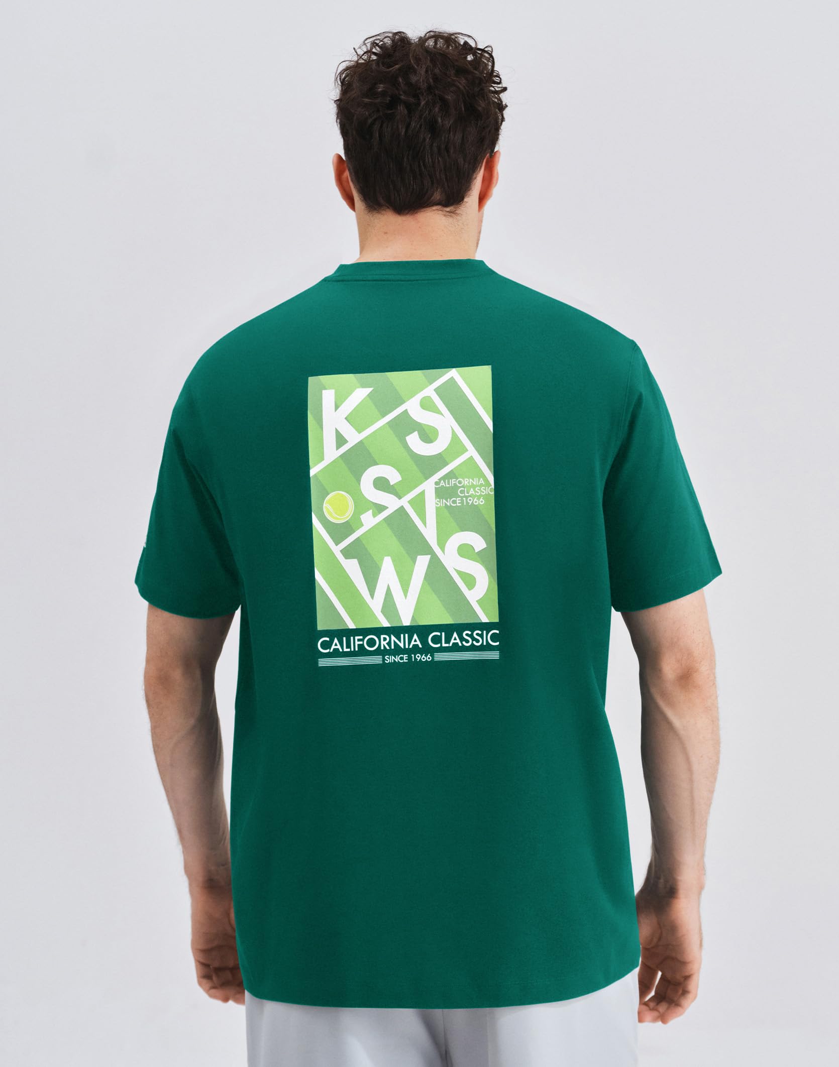 K-Swiss Men's Classic Sportswear T-Shirt，Ultra Soft Short Sleeve Crewneck T-Shirts with Graphic for Tennis Golf Gym Casual - Image 2