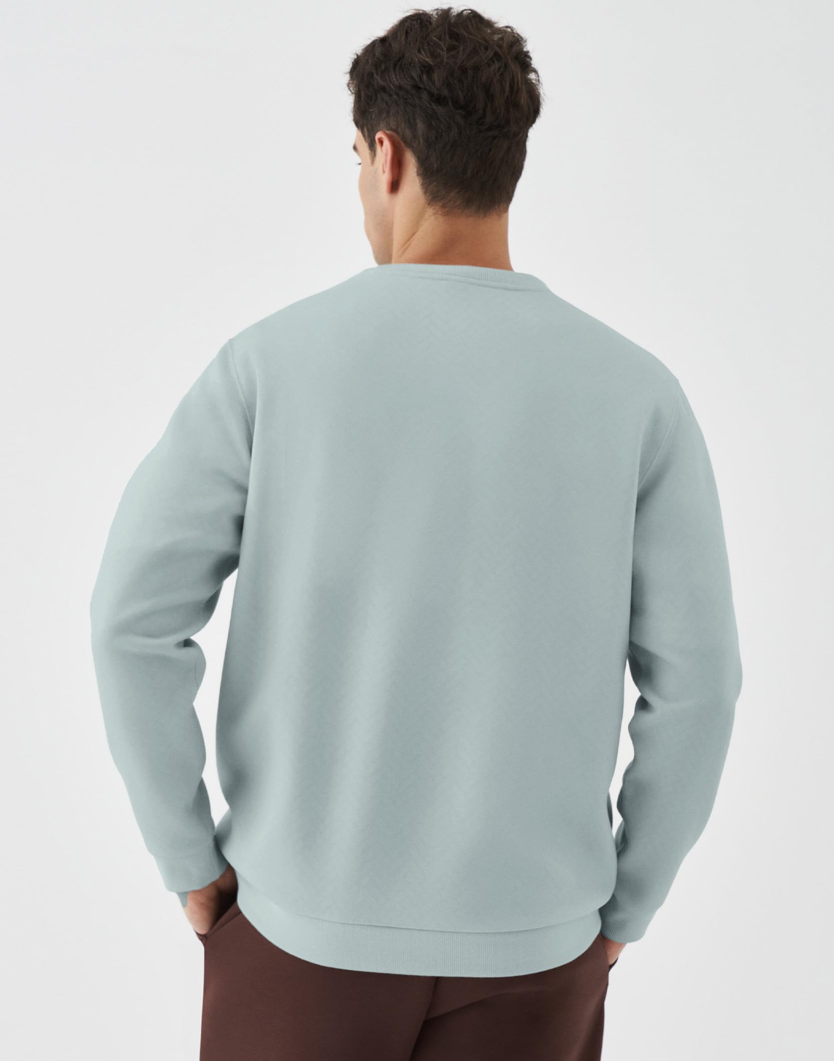 K-Swiss Men's Crewneck Pullover Sweatshirts - Image 2