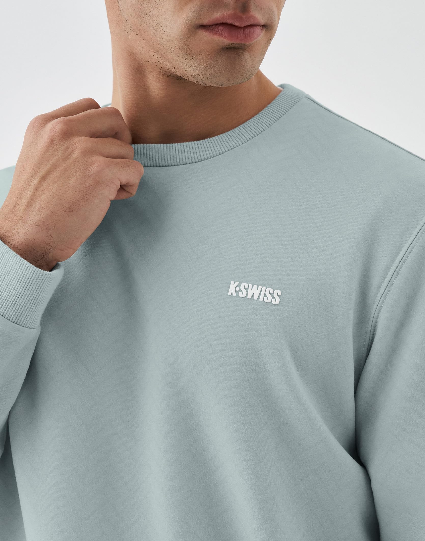K-Swiss Men's Crewneck Pullover Sweatshirts - Image 6