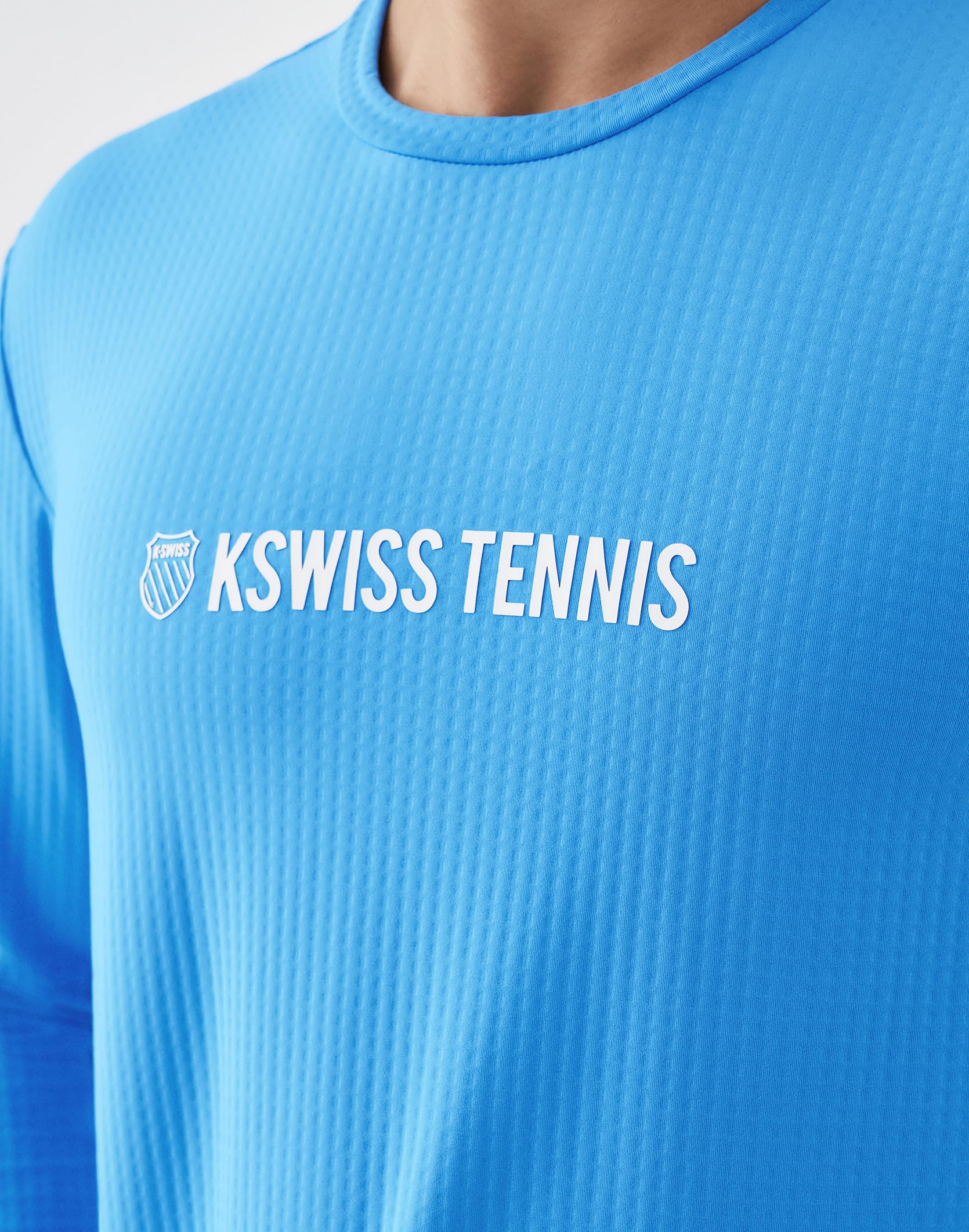 K-Swiss Men's Long Sleeve Pullover - Crew Neck Sweatshirt Casual Lightweight Workout Shirt - Image 6