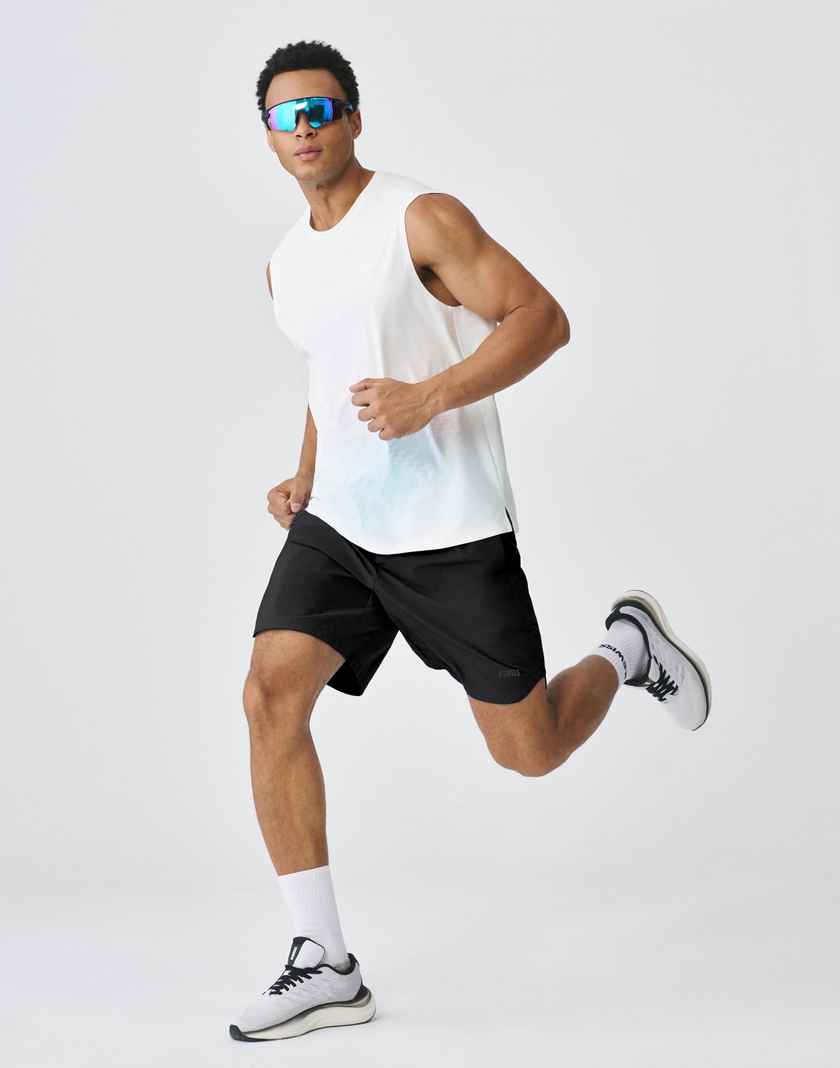 K-Swiss Men's Running Athletic Shorts 8" - Quick Dry Woven Workout Shorts for Gym Tennis Active Sports - Image 6