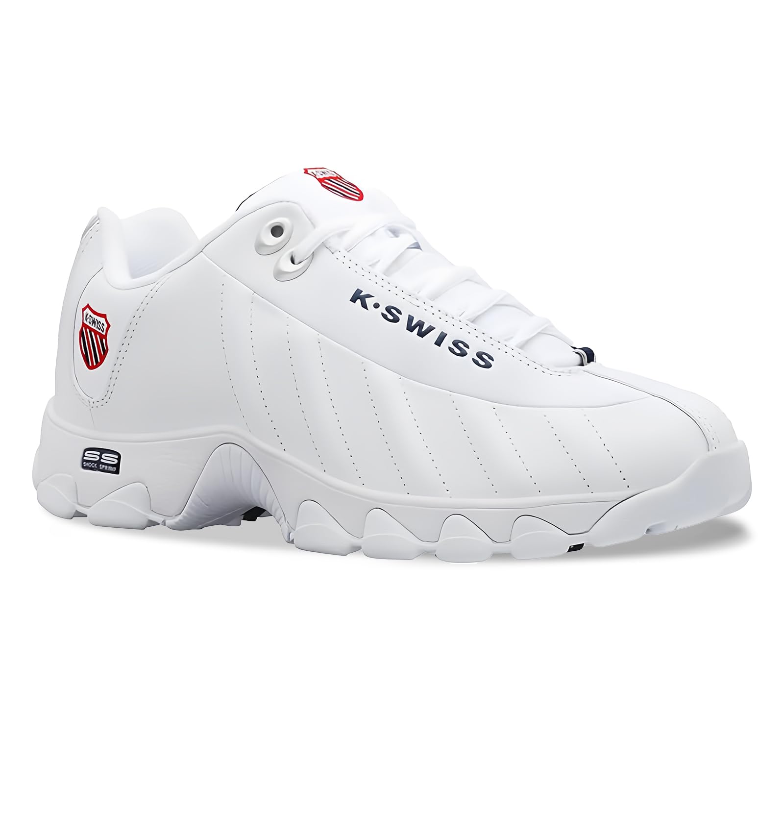 K-Swiss Men's ST329 CMF Sneaker, Wide Tennis Walking Shoes Leather Upper - Image 3
