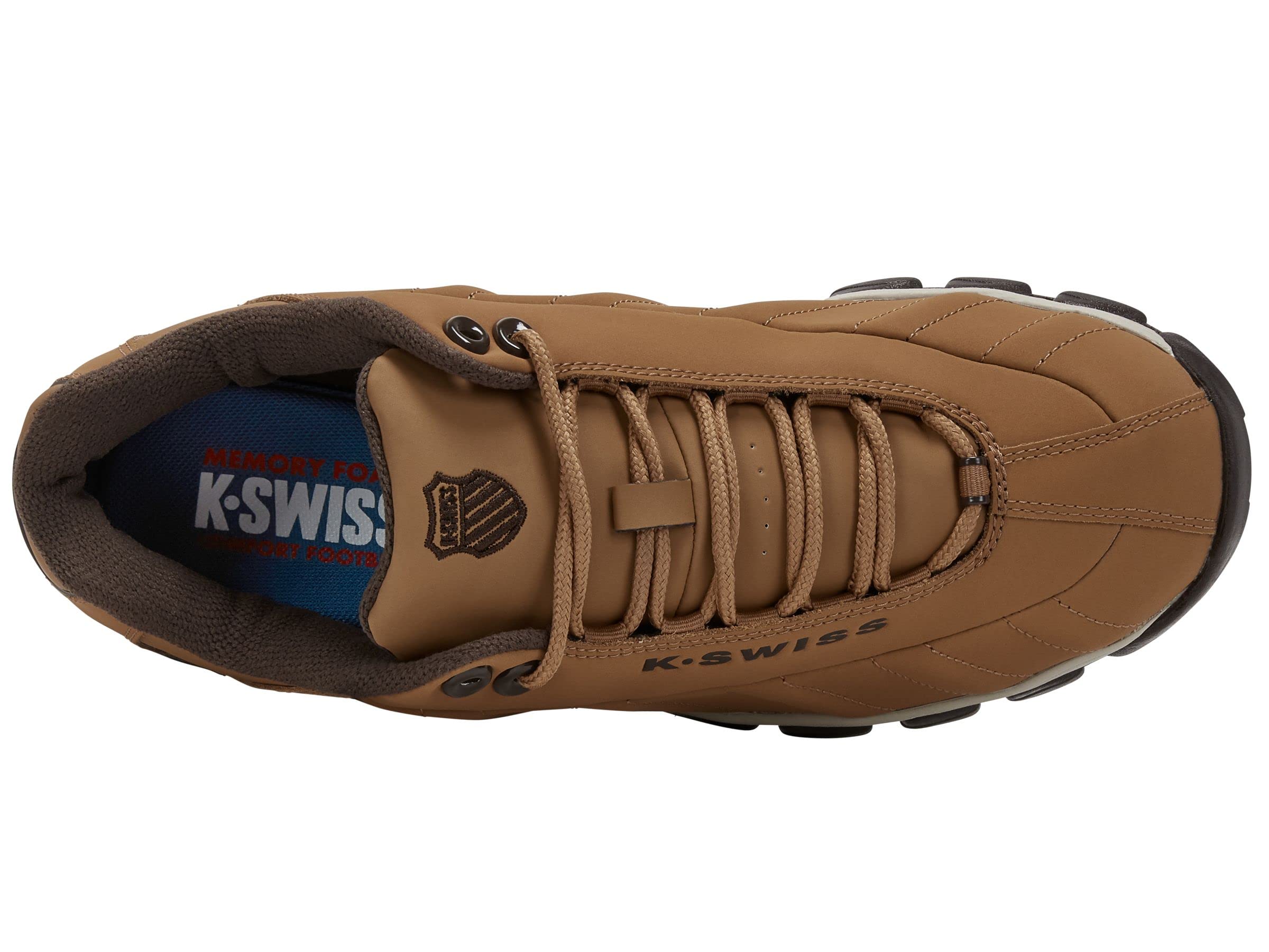 K-Swiss Men's ST329 CMF Sneaker, Wide Tennis Walking Shoes Leather Upper - Image 6