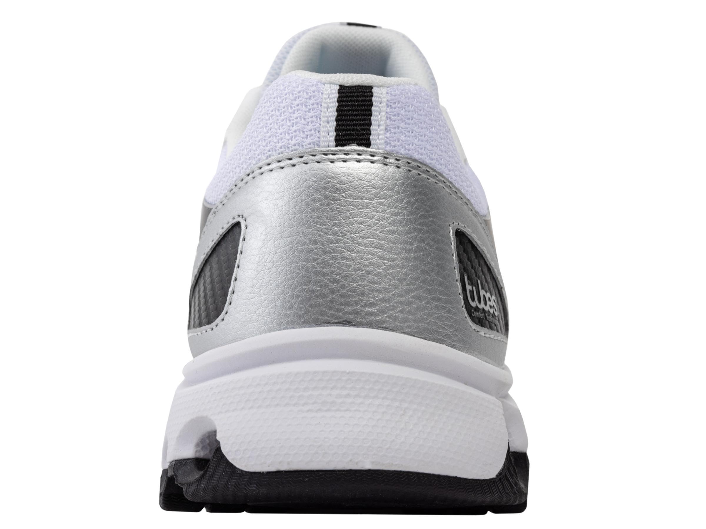 K-Swiss Men's Tubes 200 Training Shoe - Wide Toe Box Shoes Walking Running Gym Athletic Sneakers, Black/Charcoal 10 M - Image 3