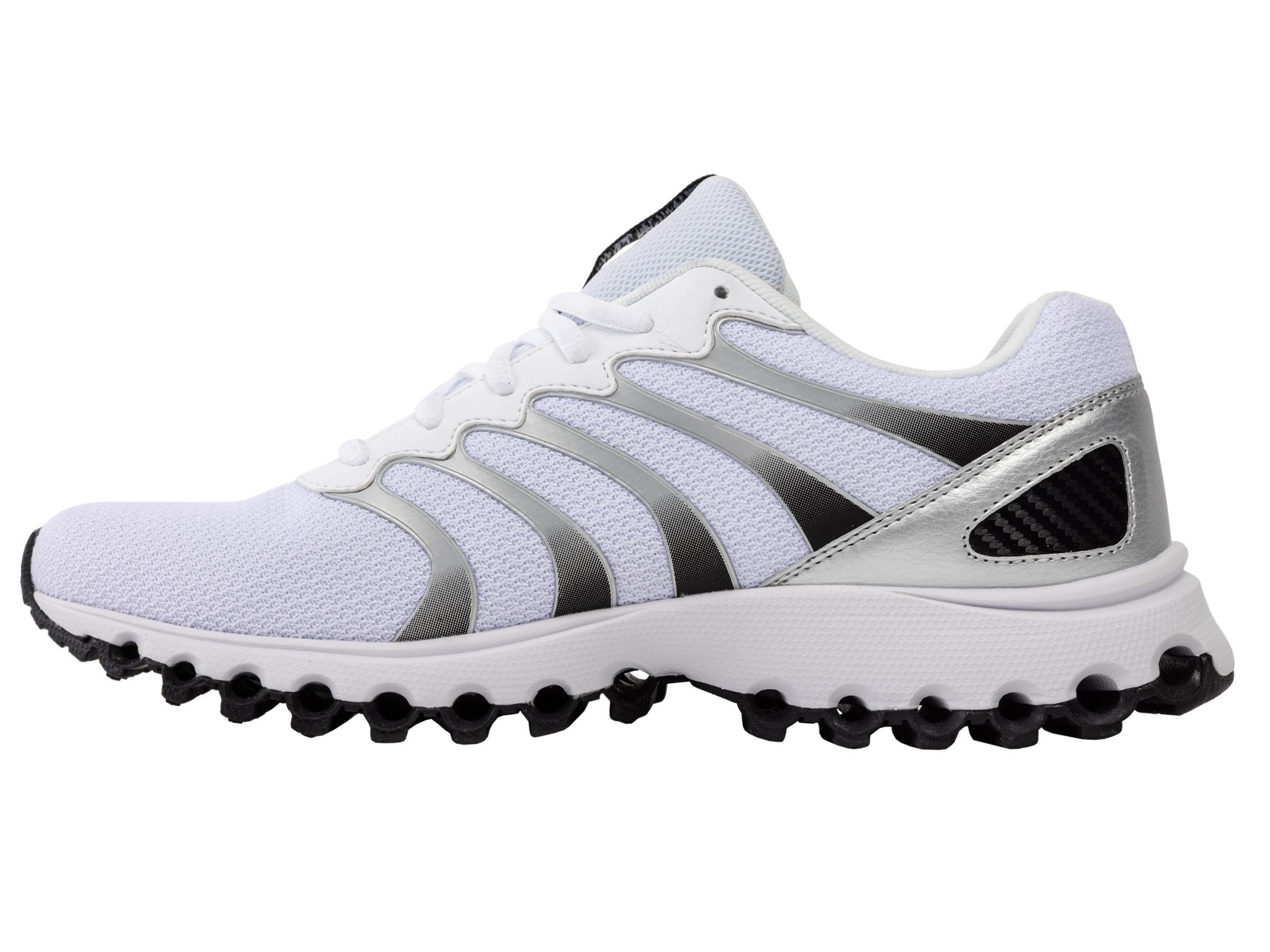 K-Swiss Men's Tubes 200 Training Shoe - Wide Toe Box Shoes Walking Running Gym Athletic Sneakers, Black/Charcoal 10 M - Image 6
