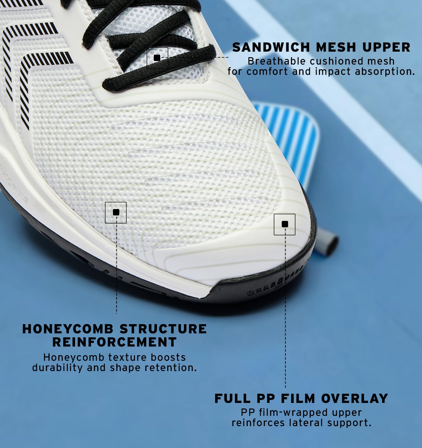 K-Swiss Men's Ultrashot Light Pickleball Tennis Shoe - Lightweight Court Shoes Lateral Movement Stable Support - Image 4