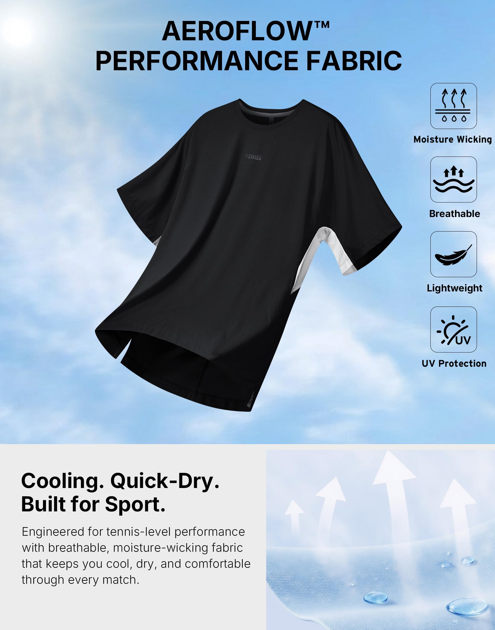 K-Swiss Men Workout T-Shirts - Image 4