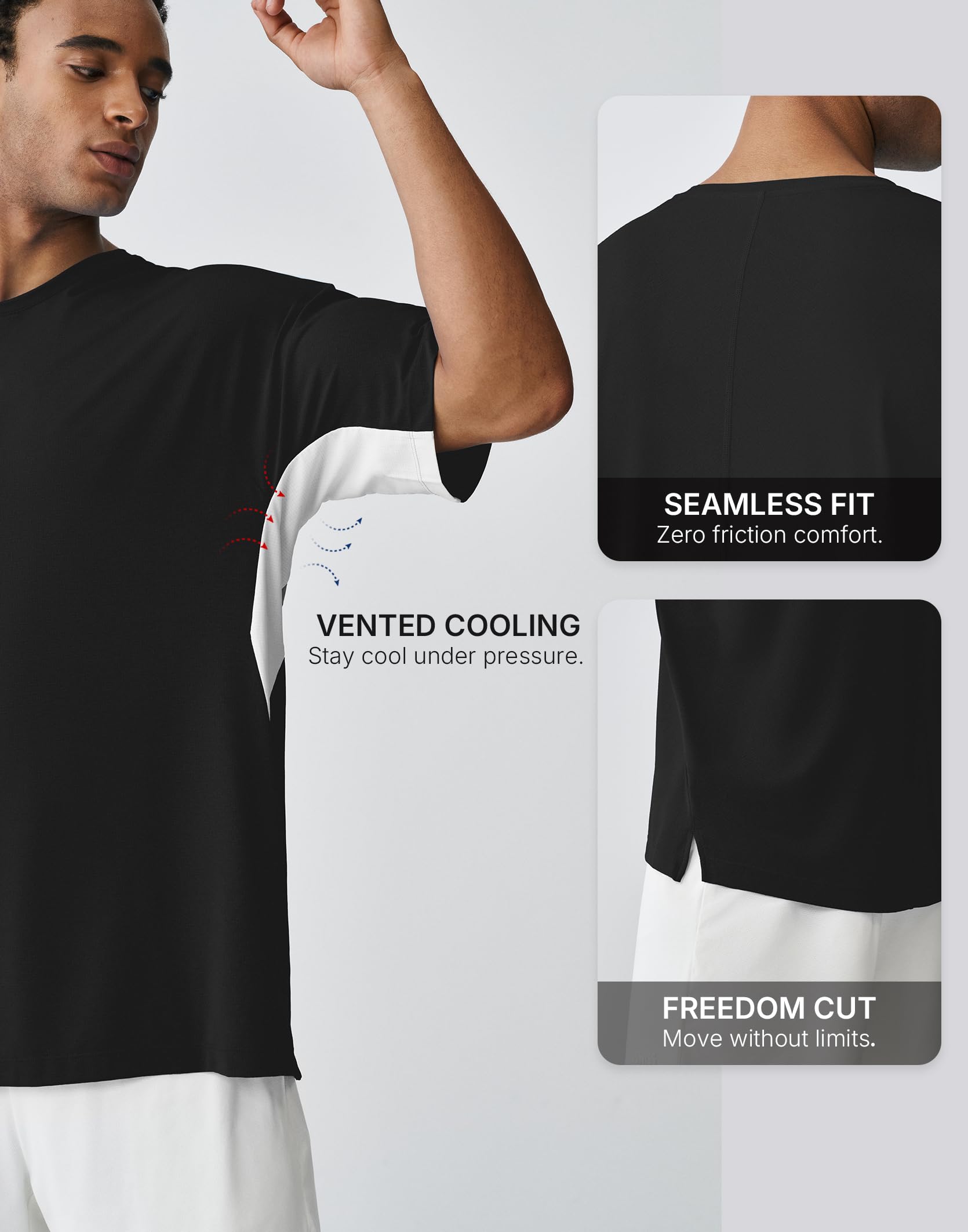 K-Swiss Men Workout T-Shirts - Image 5
