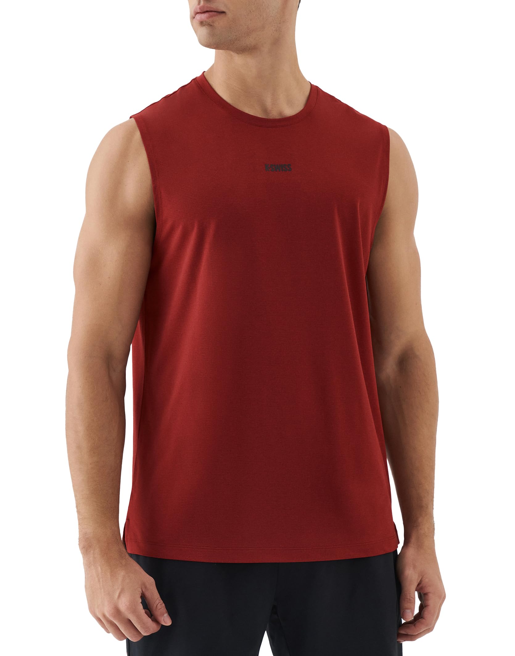 K-Swiss Mens Workout Tank Top - DryAero Performance Sleeveless Running Shirts Quick Dry for Tennis Athletic Gym
