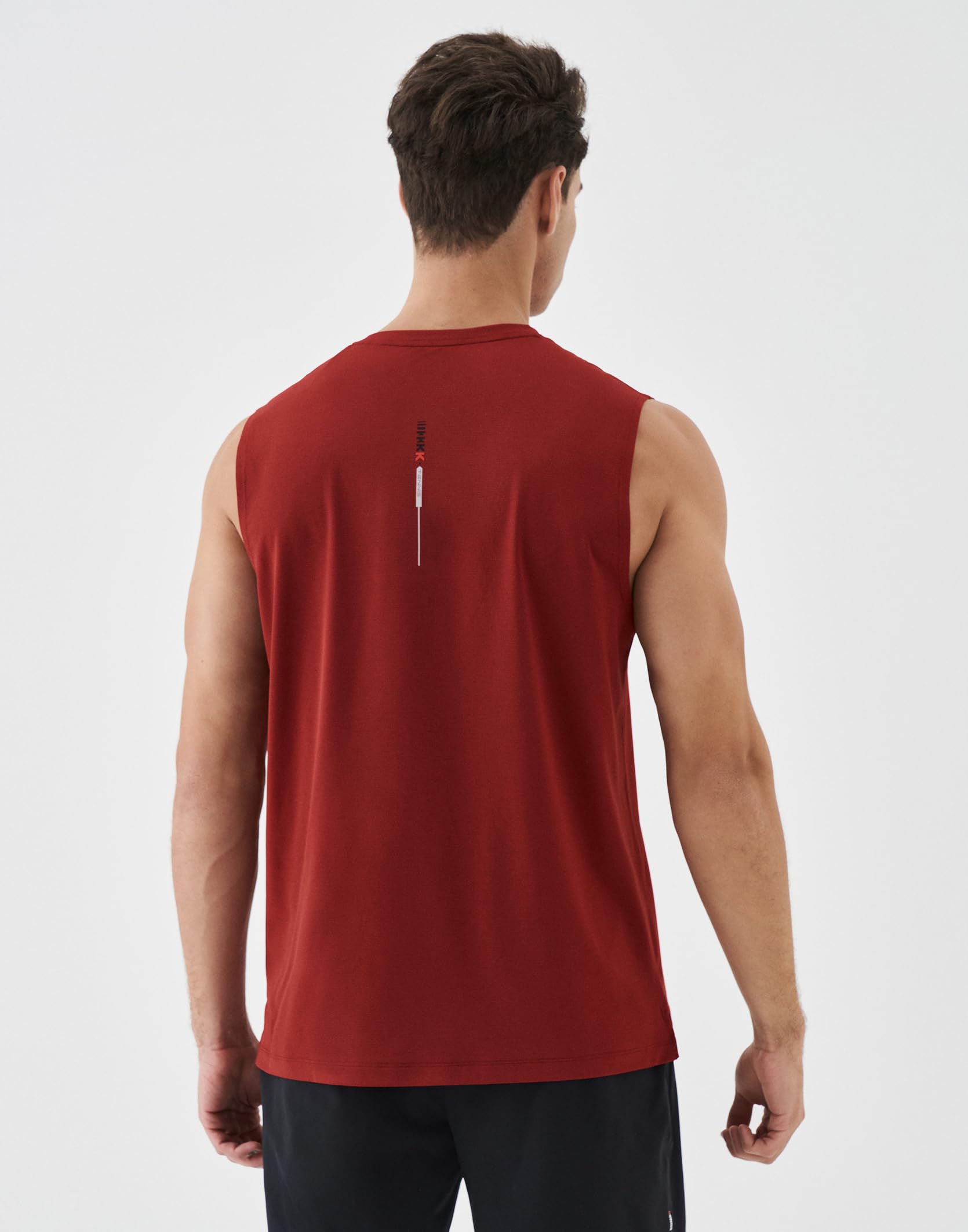 K-Swiss Mens Workout Tank Top - DryAero Performance Sleeveless Running Shirts Quick Dry for Tennis Athletic Gym - Image 2