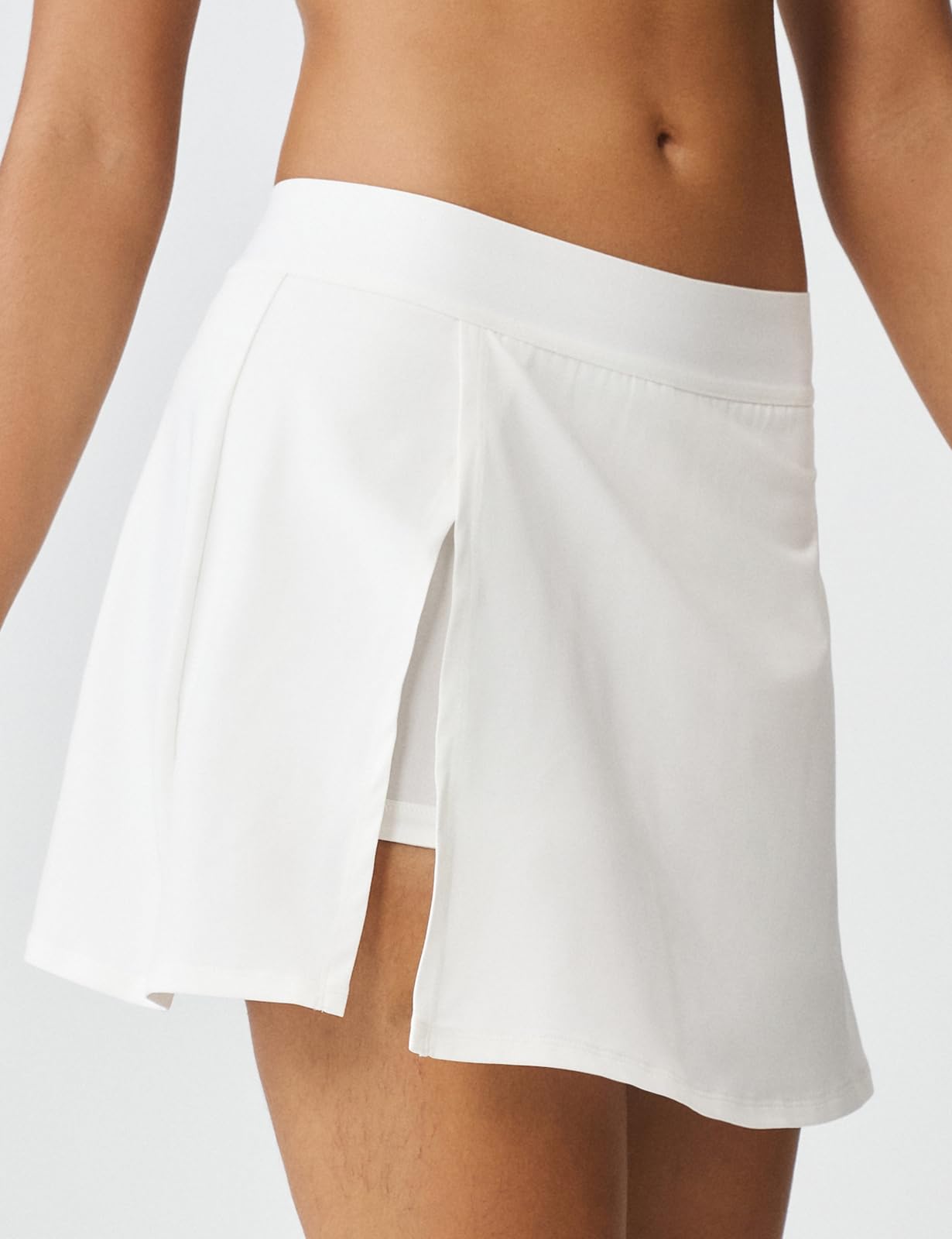 K-Swiss Skorts for Woman - Sweat Wicking Athletic Skirt with Short Side Split for Golf Pickleball Tennis Running Workout - Image 2