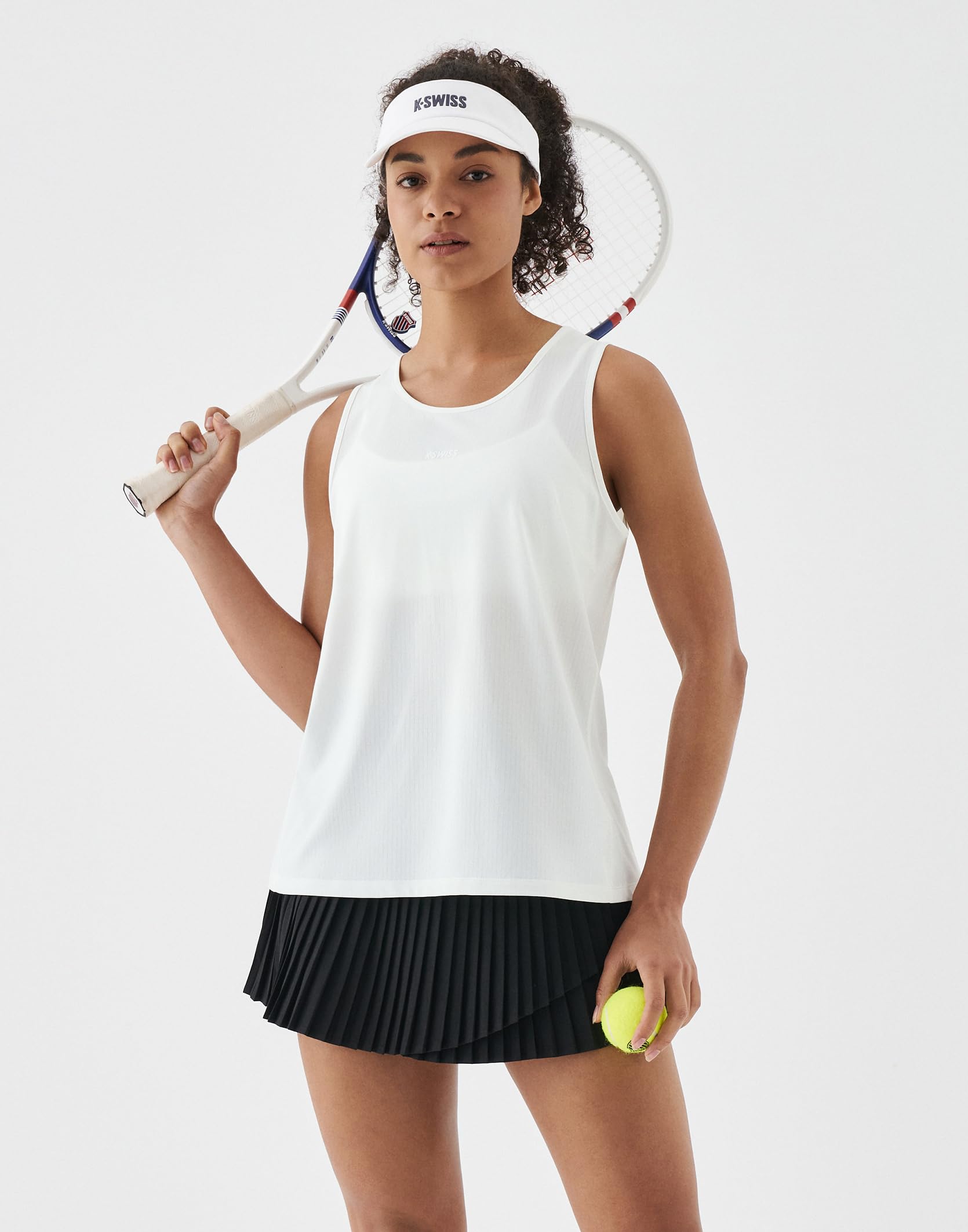 K-Swiss Sleeveless Workout Tops for Women - Breathable Lightweight Athletic Running Tank Tops Active Tennis Yoga Shirts - Image 6