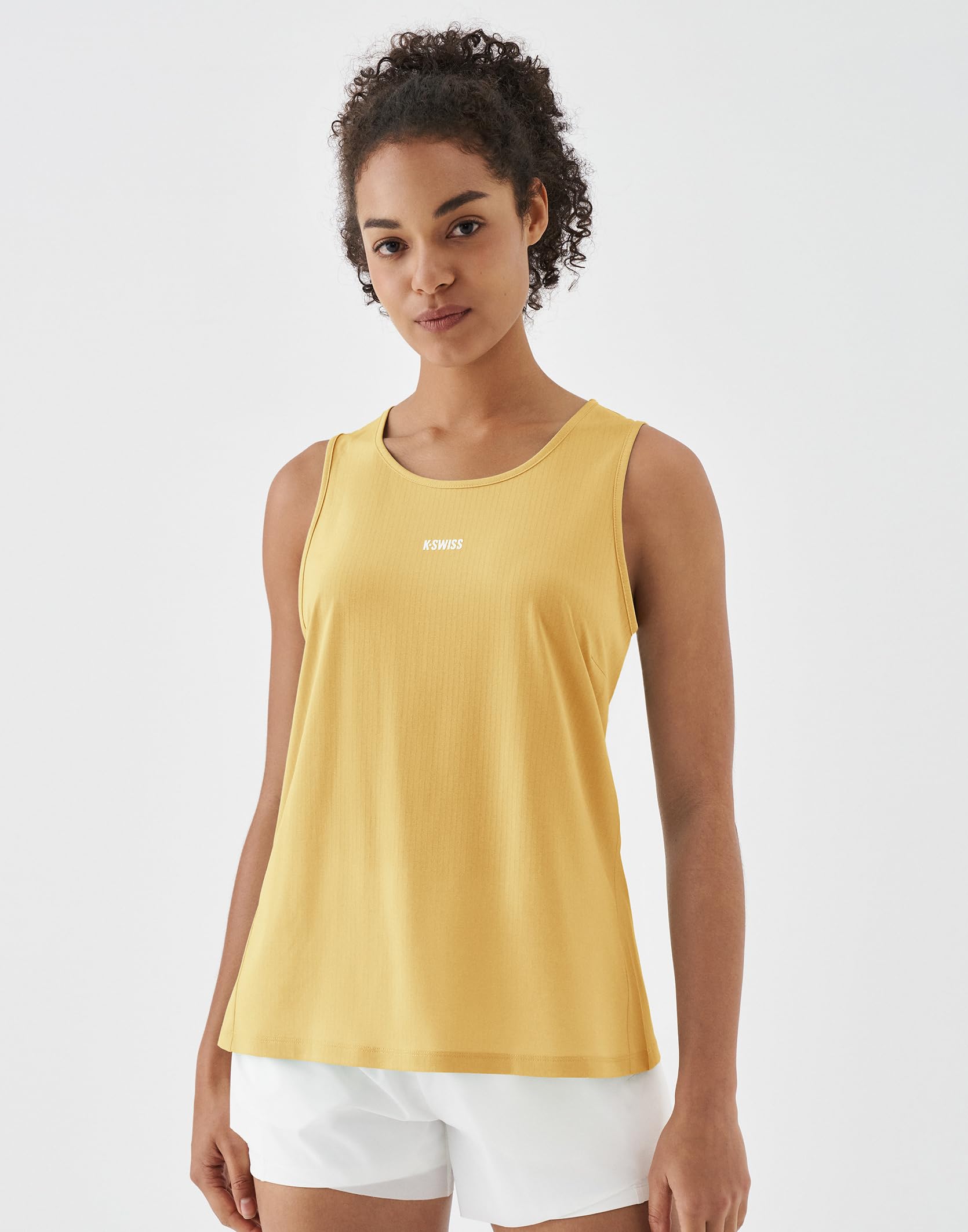 K-Swiss Sleeveless Workout Tops for Women - Breathable Lightweight Athletic Running Tank Tops Active Tennis Yoga Shirts - Image 3