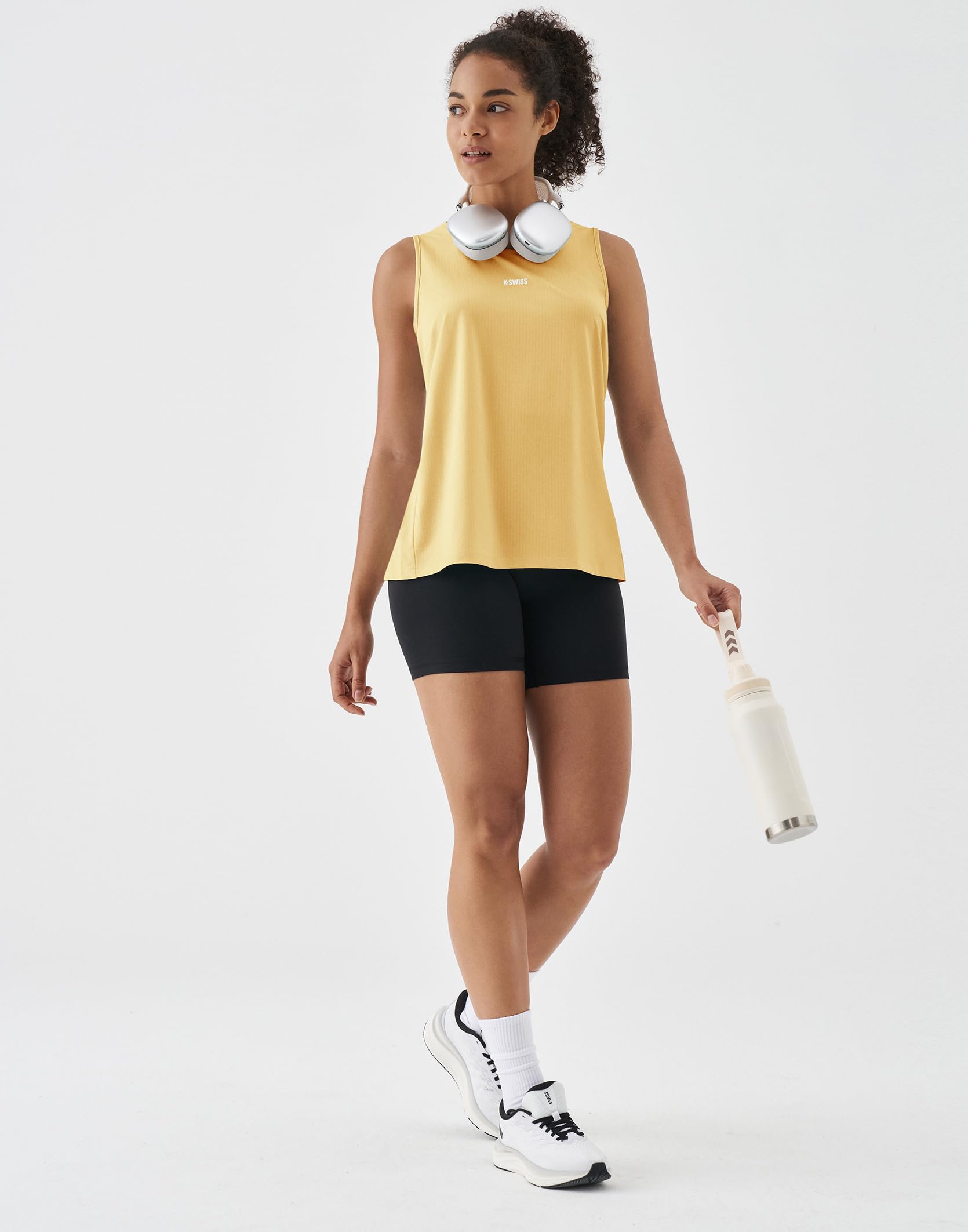 K-Swiss Sleeveless Workout Tops for Women - Breathable Lightweight Athletic Running Tank Tops Active Tennis Yoga Shirts - Image 6