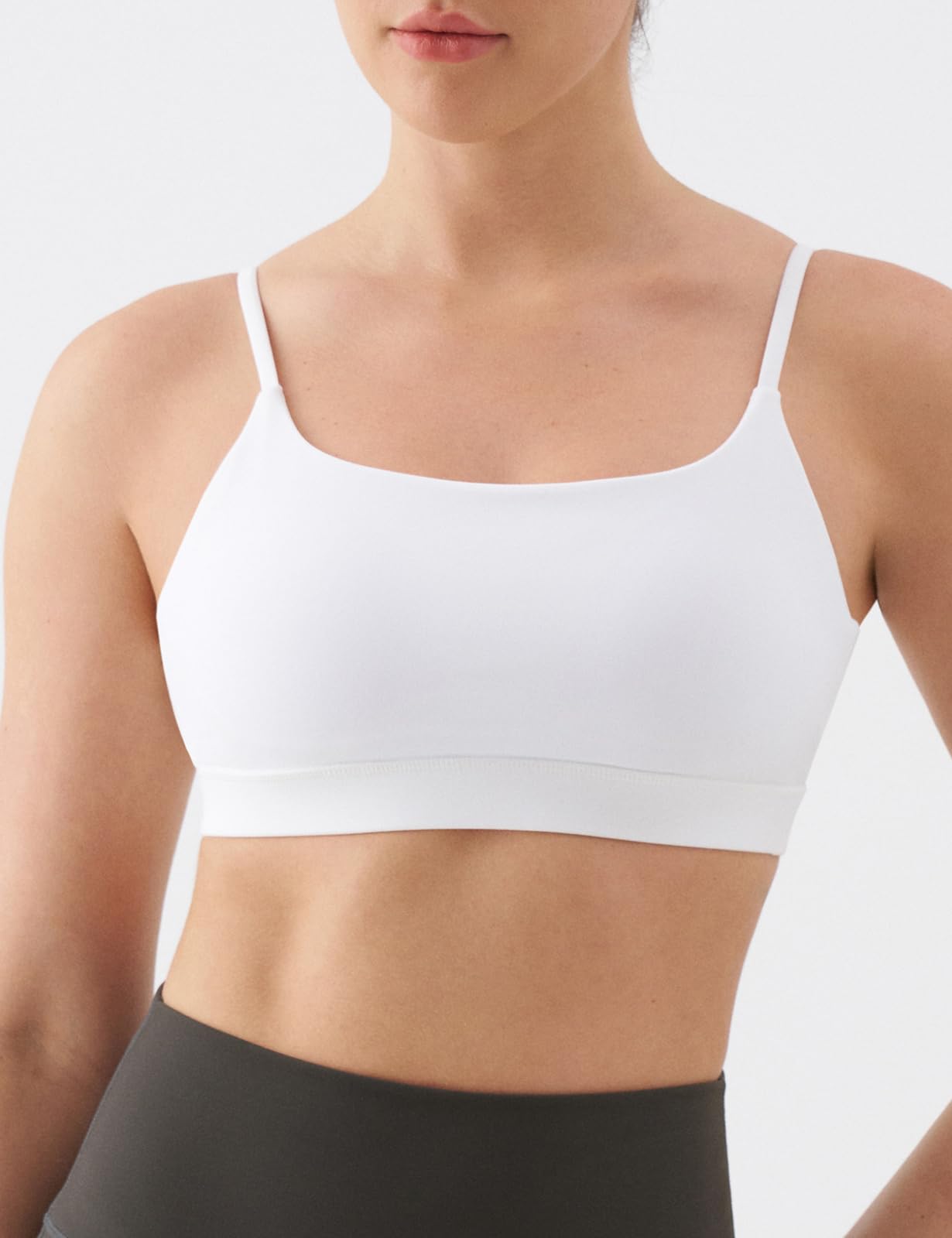 K-Swiss Sports Bras for Women - Molded Cups Adjustable Light Impact Yoga Tops Workout Gym - Image 3