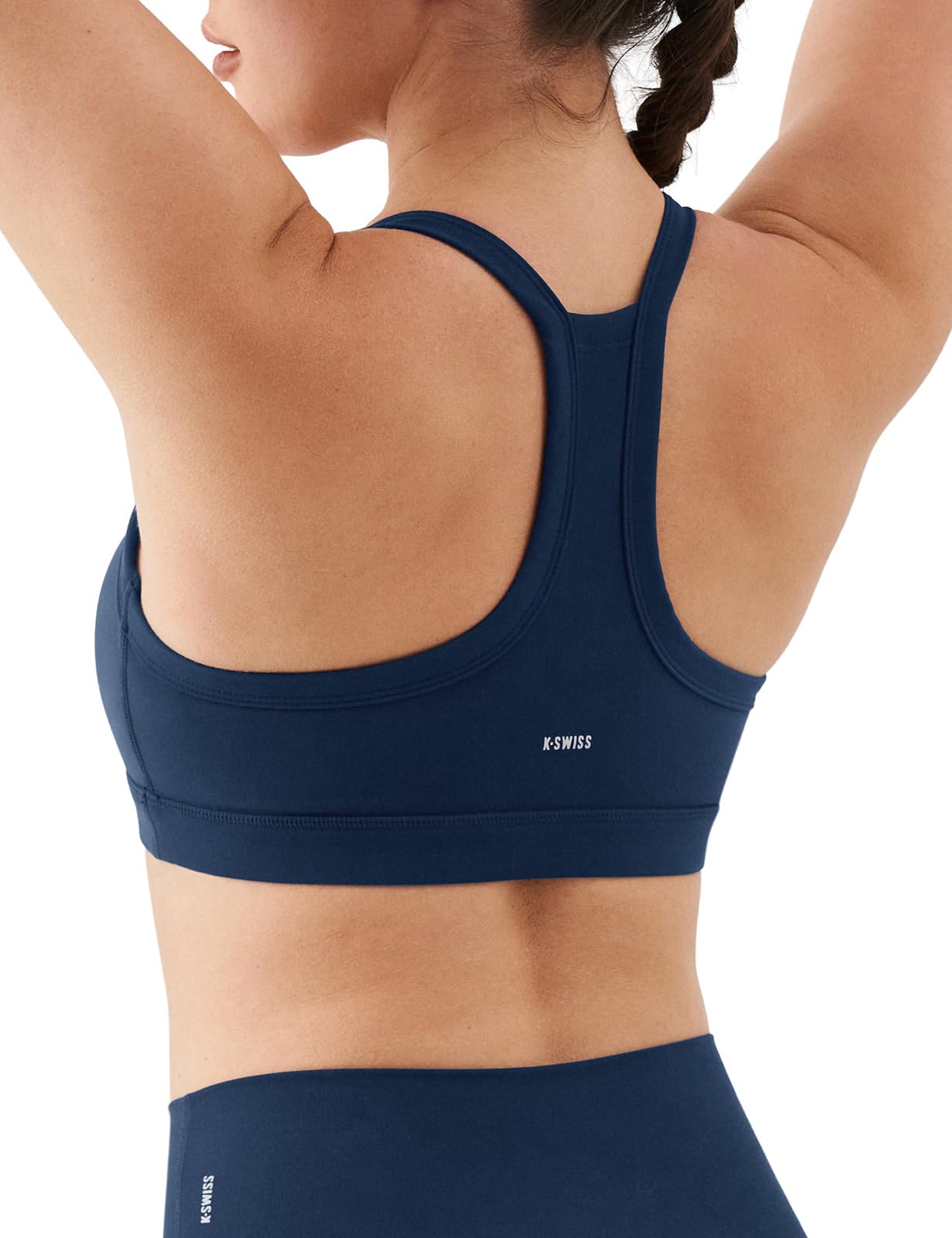K-Swiss Sports Bras for Women - Thin Strappy Racerback Light Impact Yoga Tops