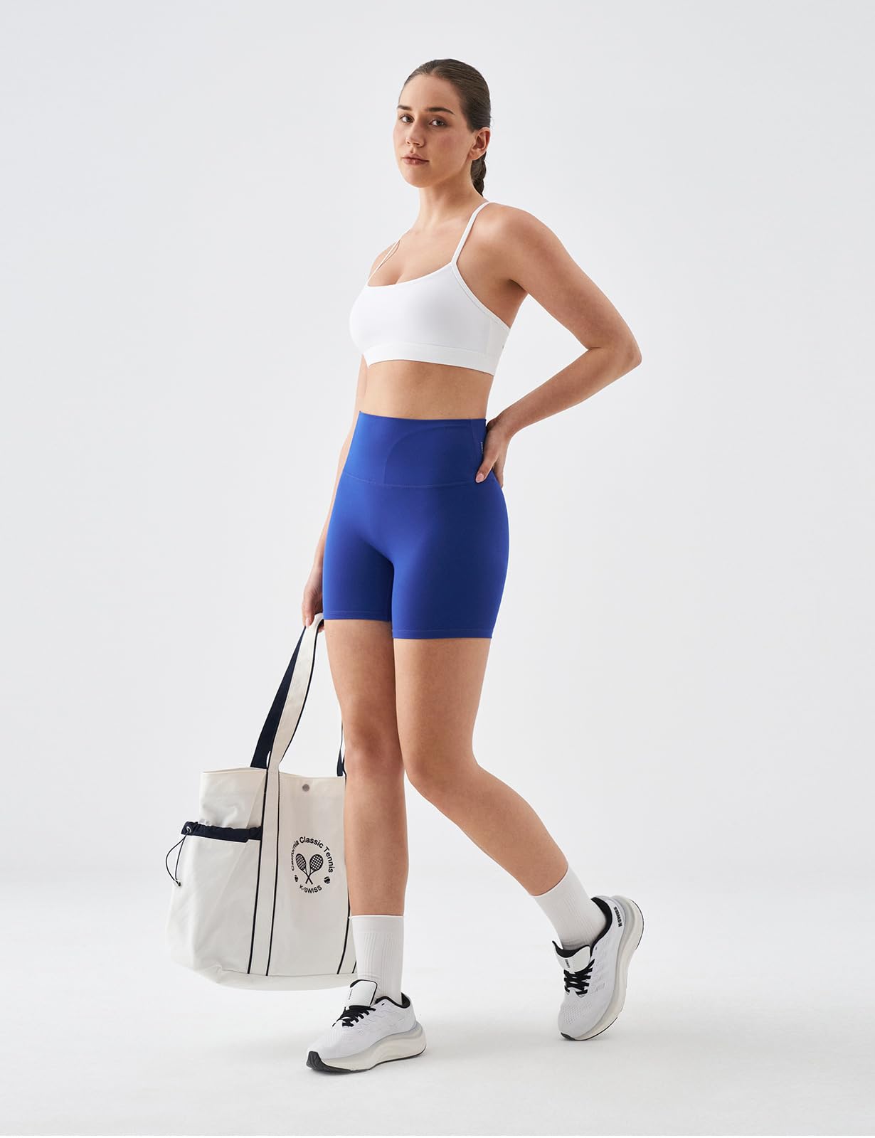 K-Swiss Sports Bras for Women - Y Back Racerback Low Impact Workout Bras Yoga Walking - Image 6