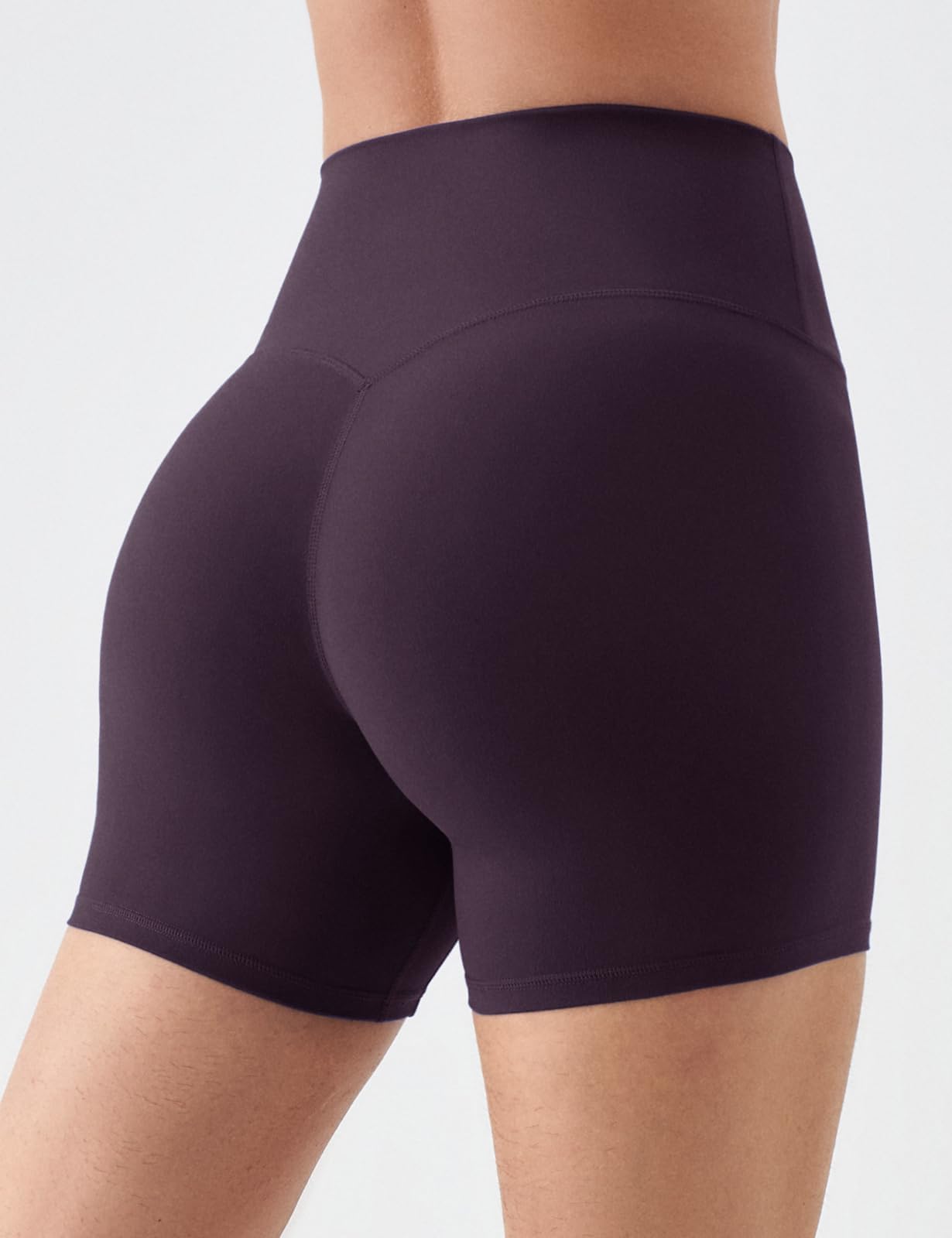 K-Swiss Women's Biker Shorts - 4" High Waisted No Front Seam Stretchy Soft Yoga Gym Workout Shorts - Image 2