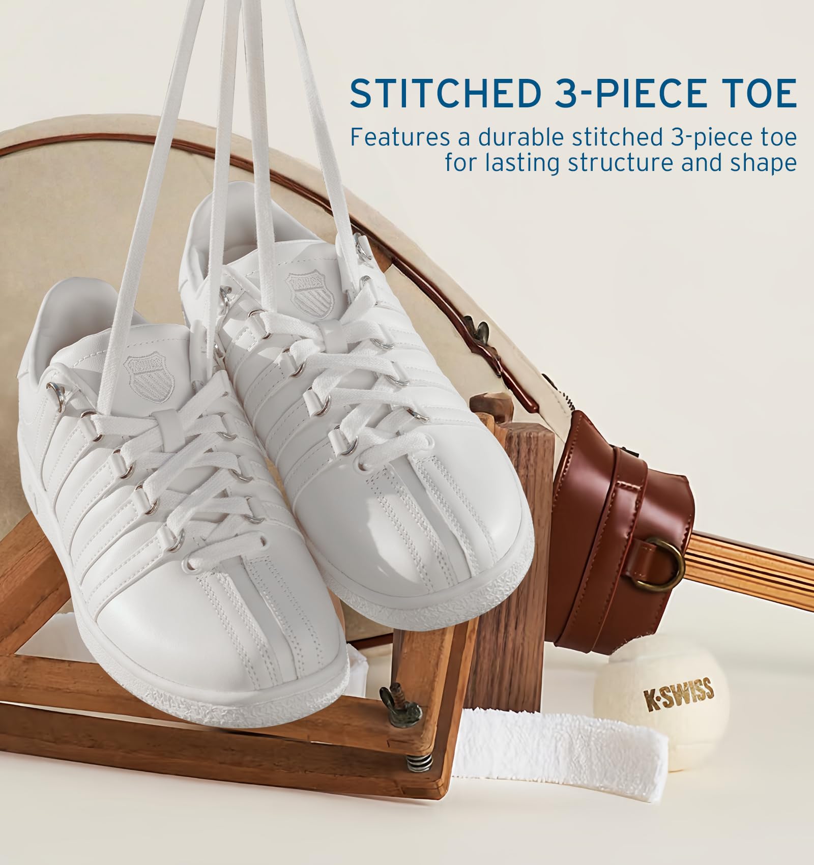 K-Swiss Women's Classic VN Leather Sneaker - Image 5
