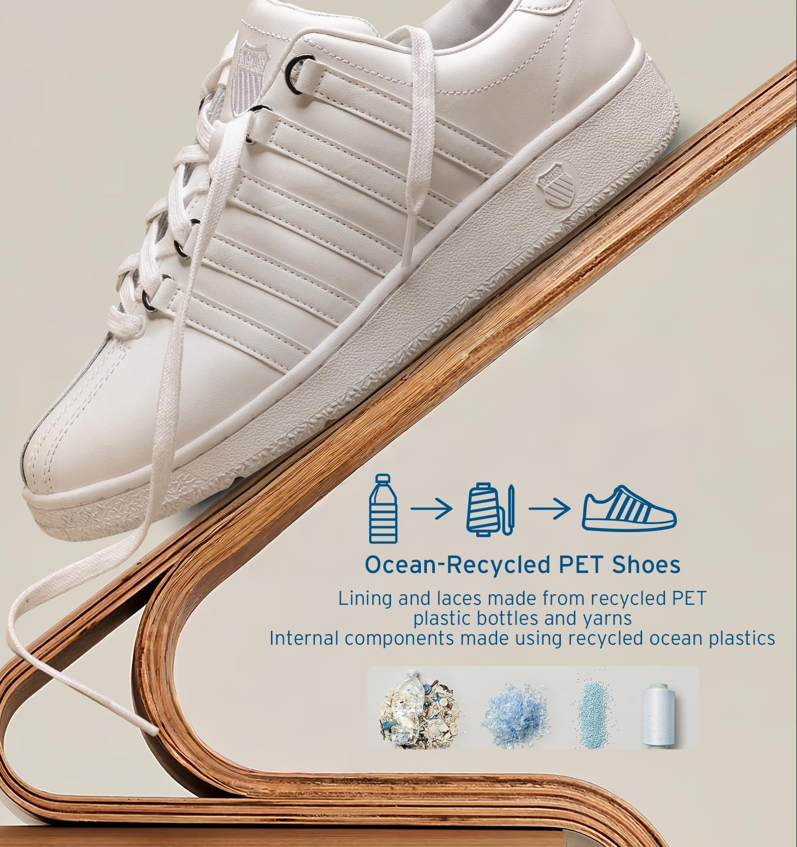 K-Swiss Women's Classic VN Leather Sneaker - Image 6