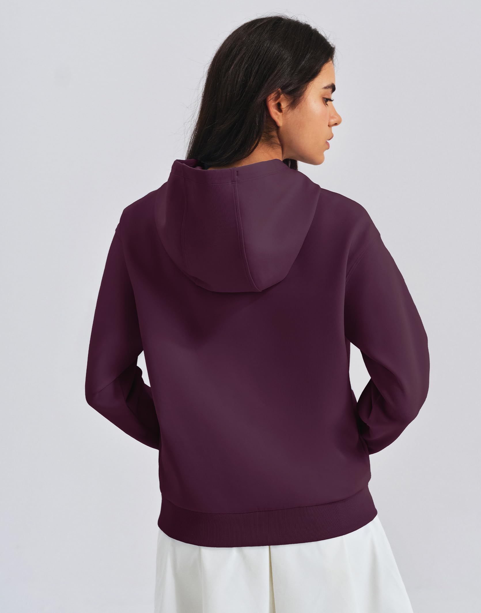 K-Swiss Women's Hoodies - Crop Pullover Casual Athletic Workout Clothes - Image 4