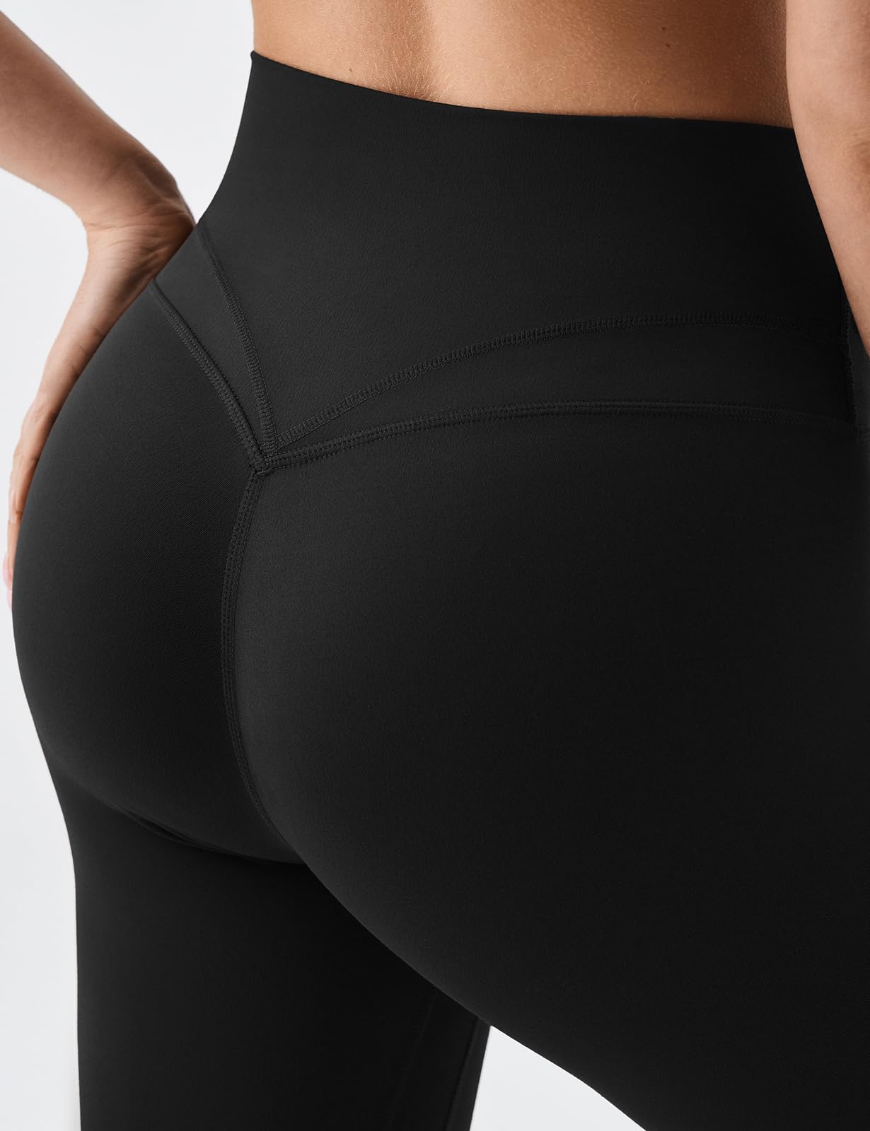 K-Swiss Women's Leggings No Front Seam - Soft Stretchy High Waist Yoga Workout Pants Gym Casual - Image 5