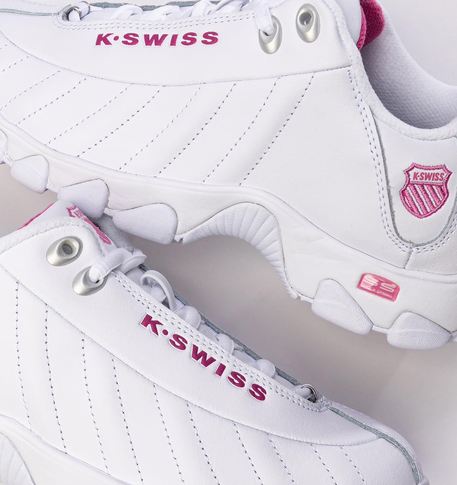 K-Swiss Women's ST329 CMF Sneaker, Wide Tennis Walking Leather Shoes - Image 7