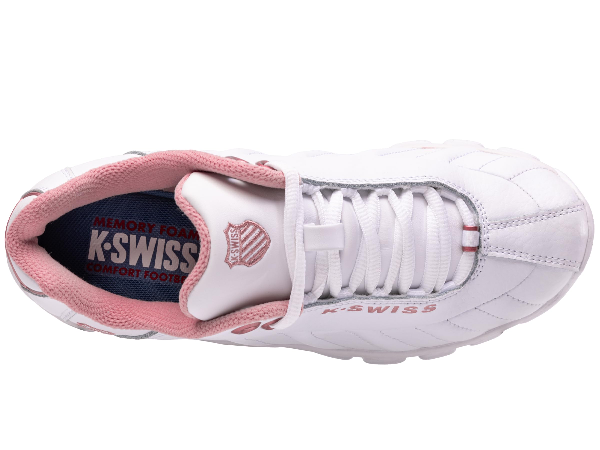 K-Swiss Women's ST329 CMF Sneaker, Wide Tennis Walking Leather Shoes - Image 7