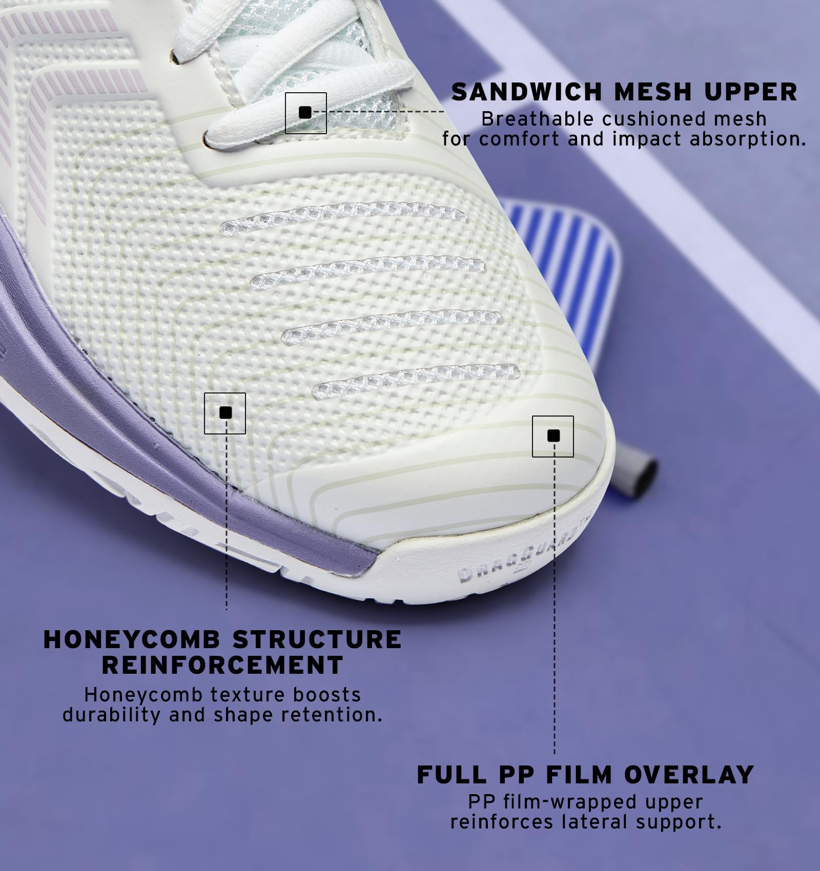 K-SWISS Women's Ultrashot Light Pickleball Tennis Shoe - Lightweight Court Shoes Lateral Movement Stable Support - Image 4