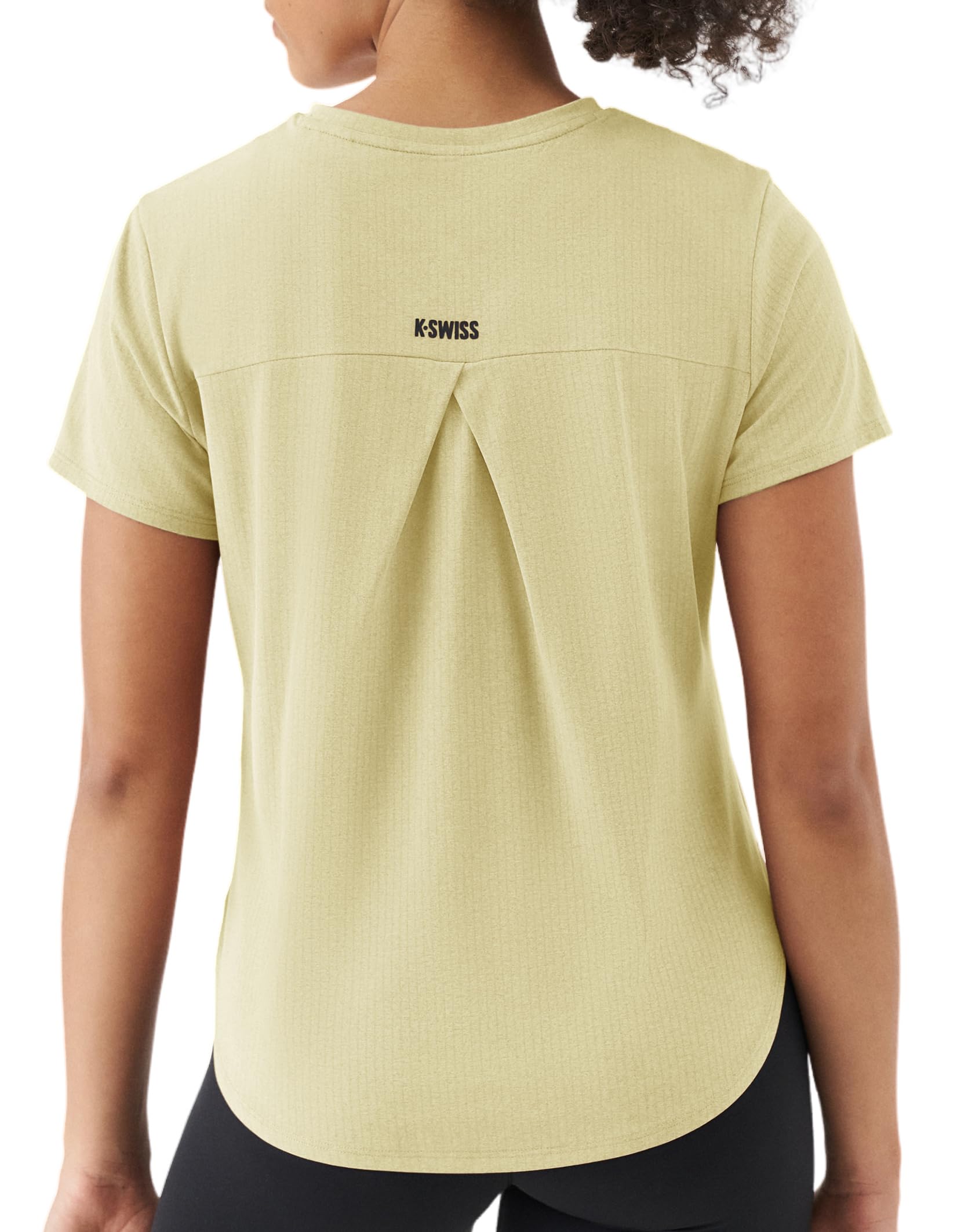 K-Swiss Workout Tops for Women - Short Sleeve Loose Yoga T-Shirts Breathable Running Athletic Tee Shirts
